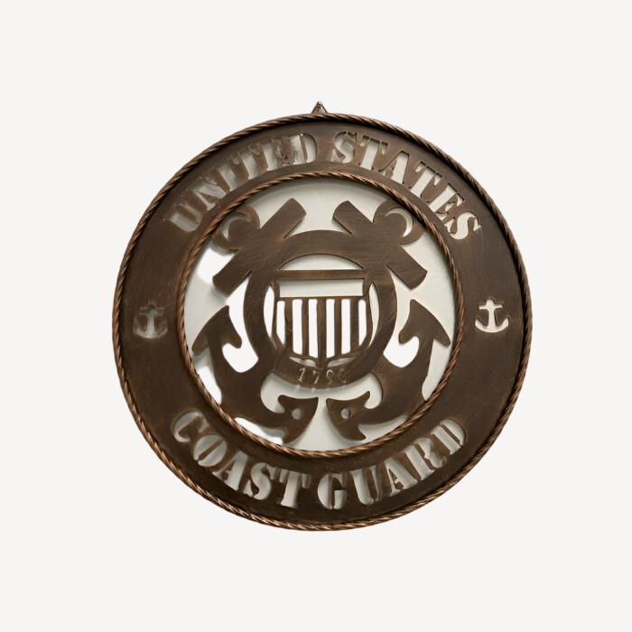 Coast Guard Metal Art 18"