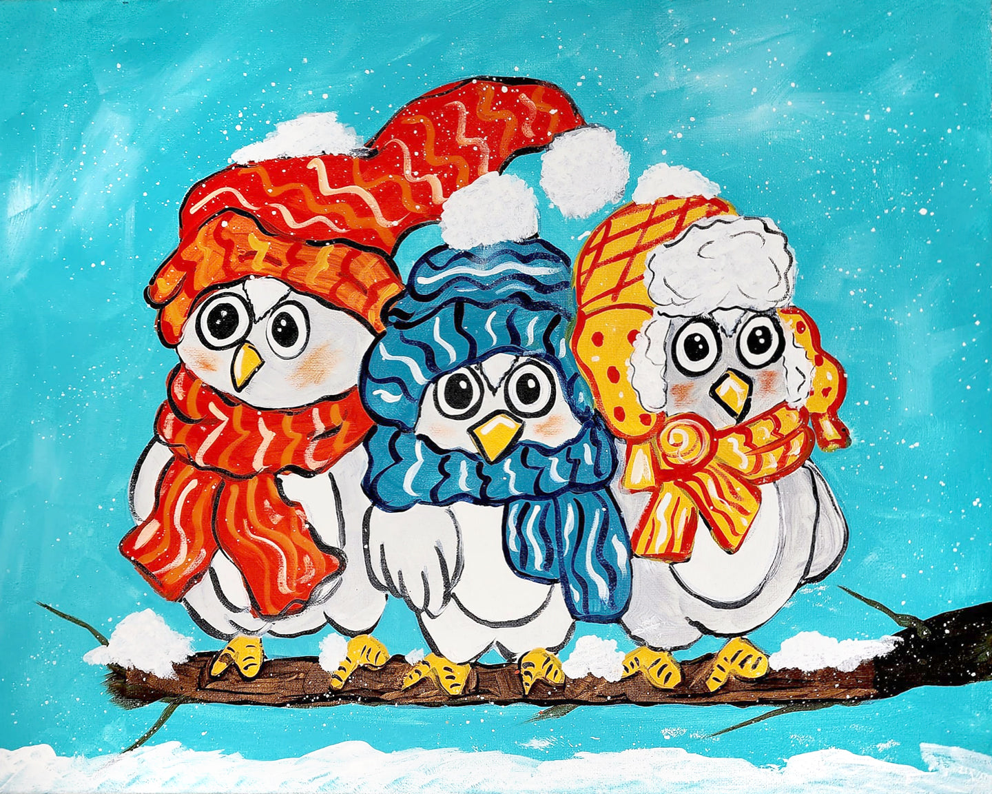 Winter Owls