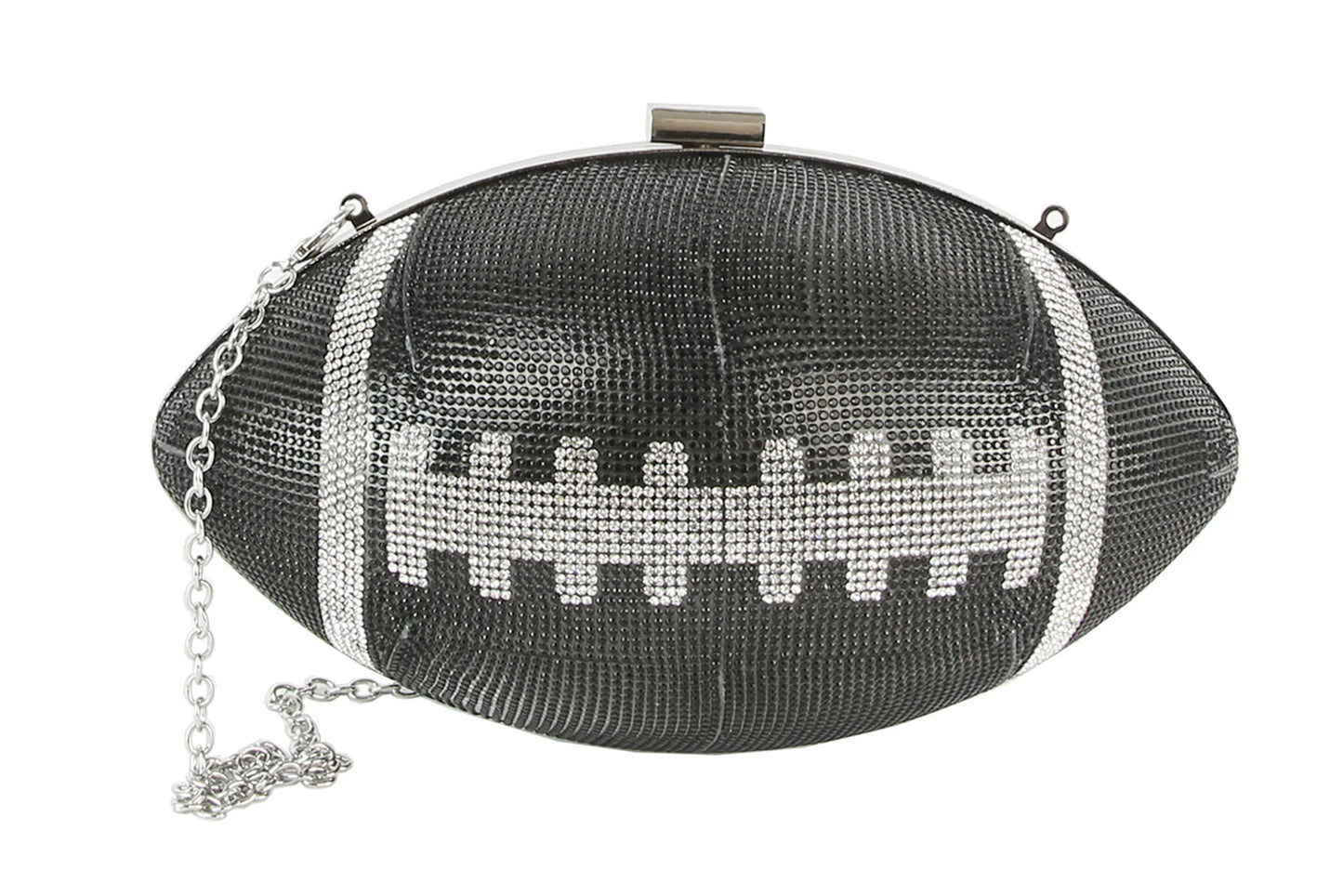 Rhinestone Bling Football Bag Final Sale Item