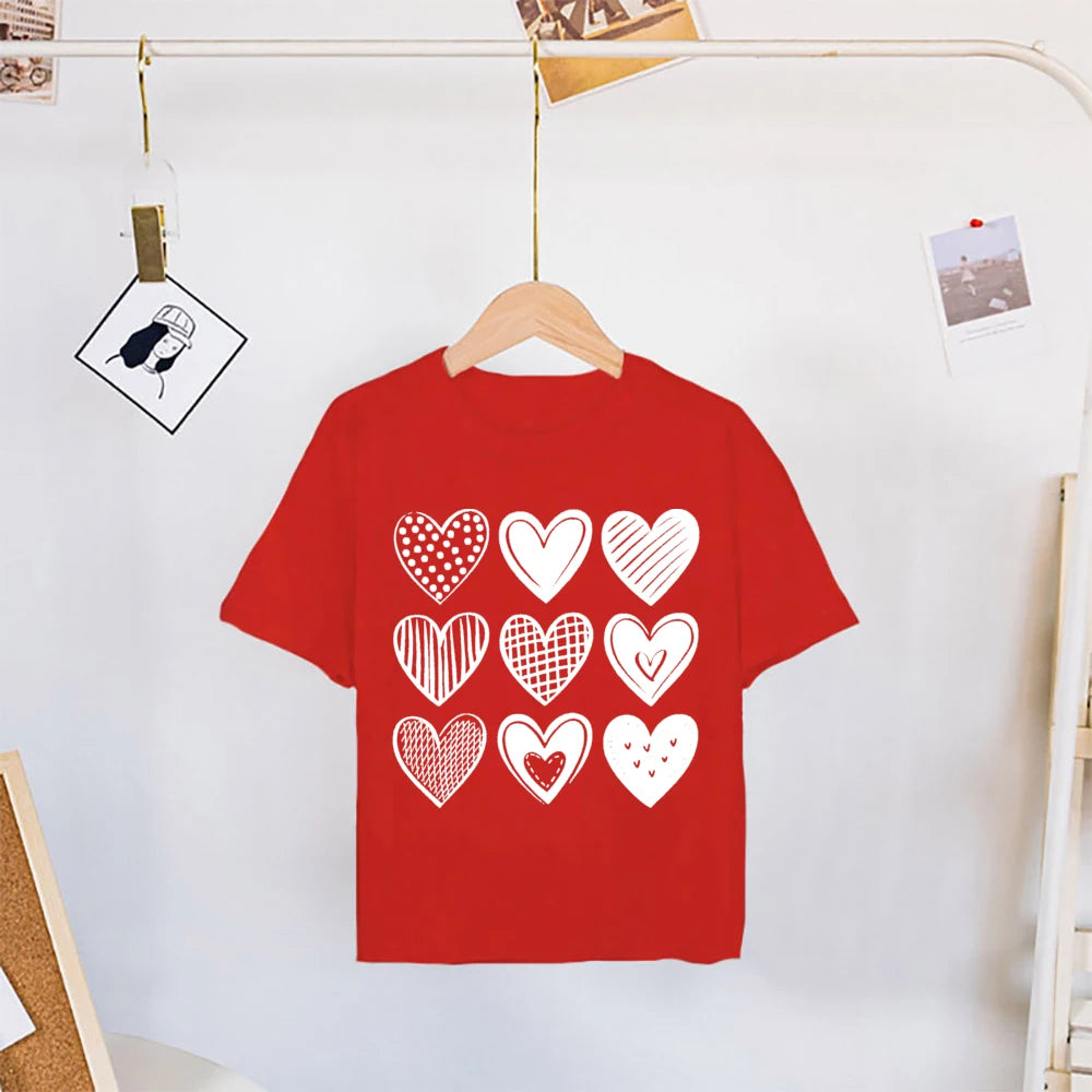 Sorry Girls Mommy Is My Valentine Printed Kids Shirt