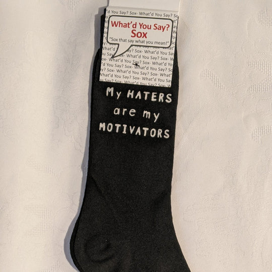 My HATERS are my MOTIVATORS
