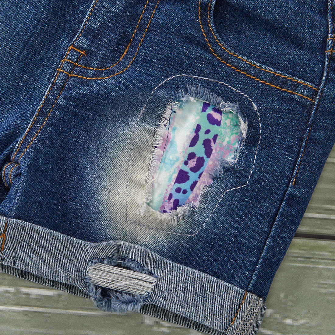 Safari Shimmer - Denim Set