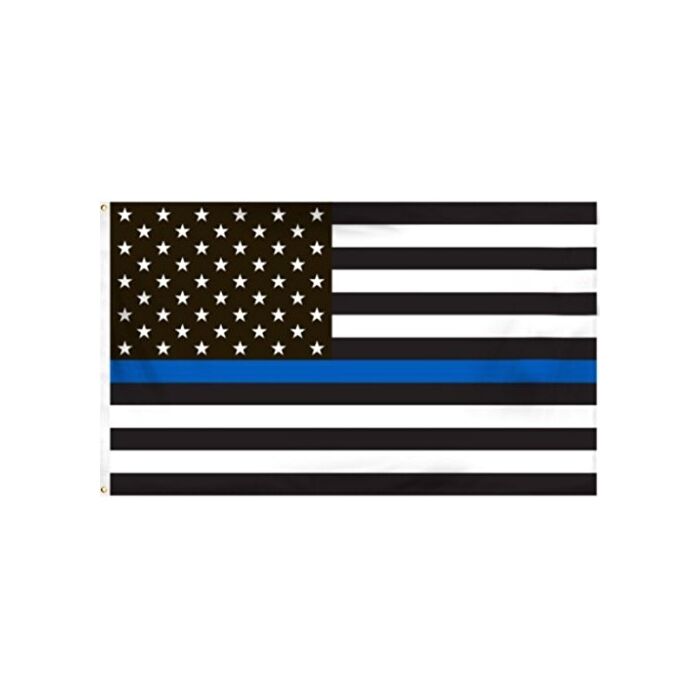 Flag - USA Blue Line - Police 3X5