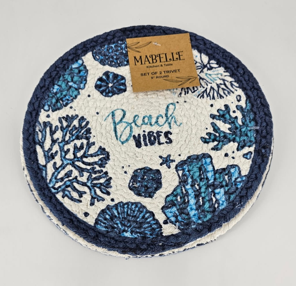 Beach Vibes Trivet 2pk