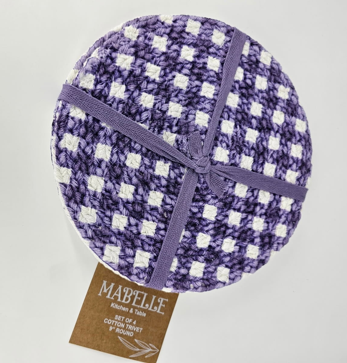 Purple Butterflies Trivets 4pk