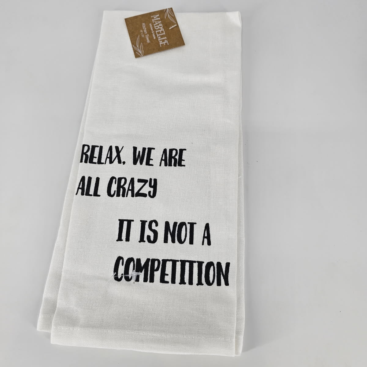 RELAX. WE ARE ALL CRAZY IT IS NOT A COMPETITION