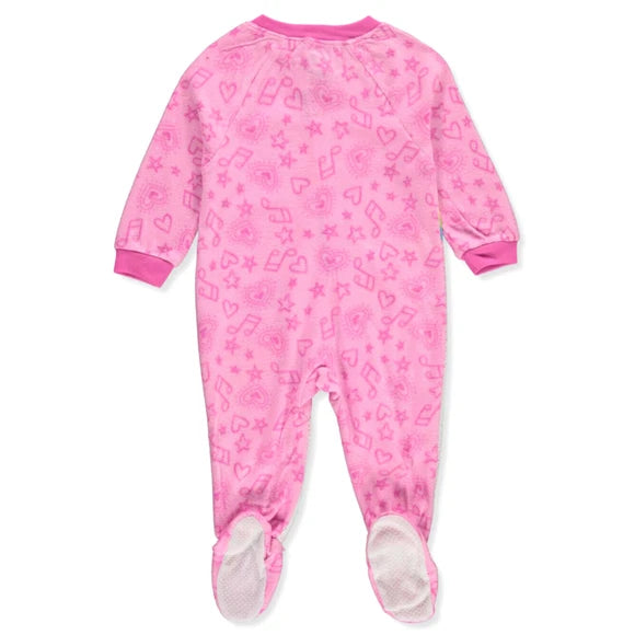 Trolls Rainbow Moxie One Piece Footed Pajama