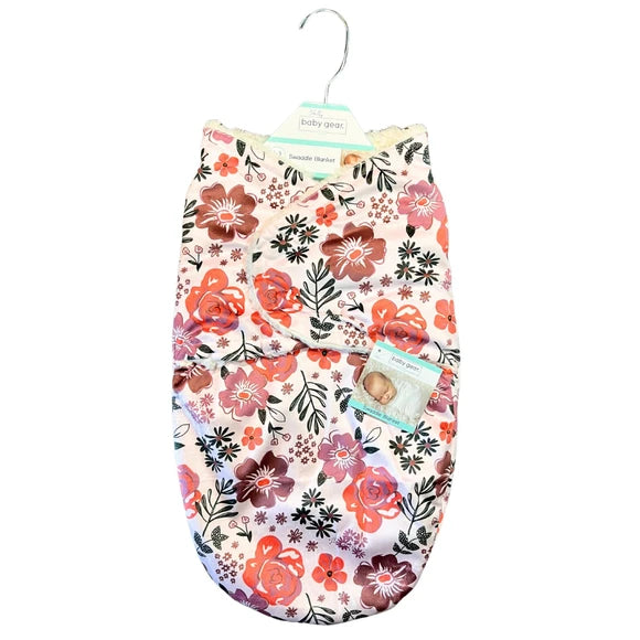 Baby Gear Floral Swaddle Blanket in Size 0-3 Months