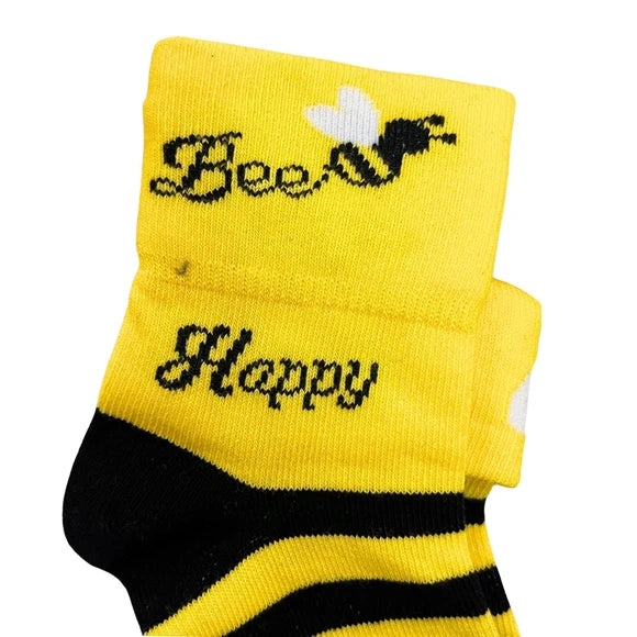 Sock it to Me Youth crew socks - Bee Happy Design
