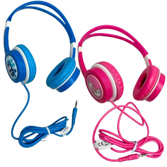 Kids Headphones with Volume Limiter (Pink or Blue)