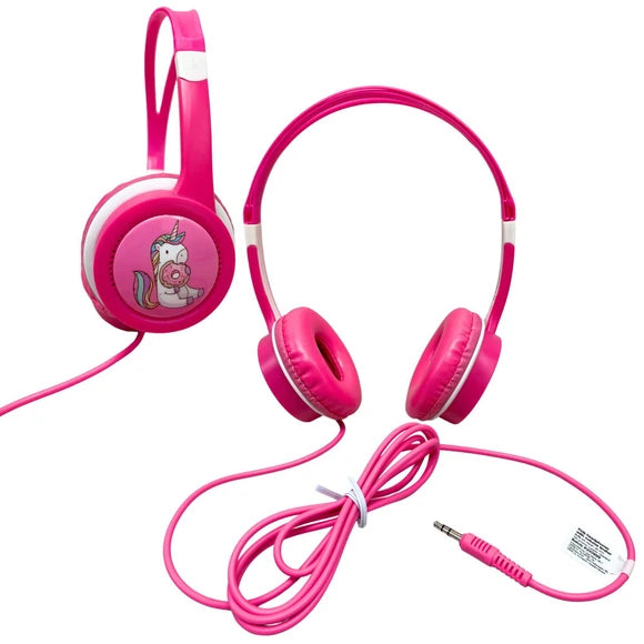 Kids Headphones with Volume Limiter (Pink or Blue)
