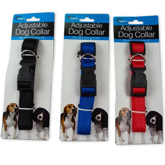Dukes Adjustable Nylon Dog Collar
