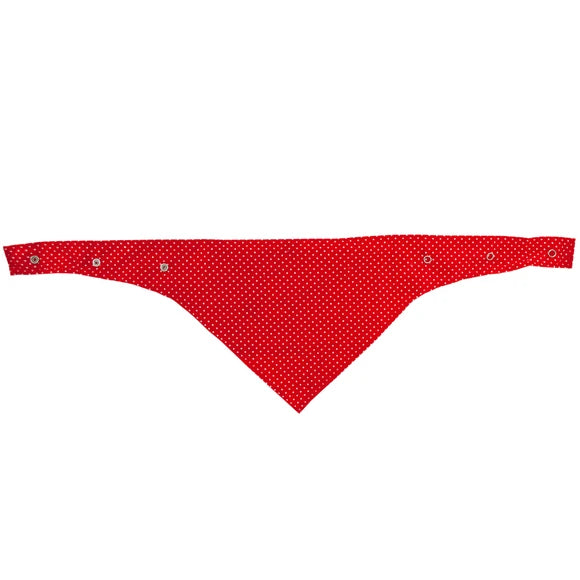 Polka Dot Dog Bandana with Snap Closure
