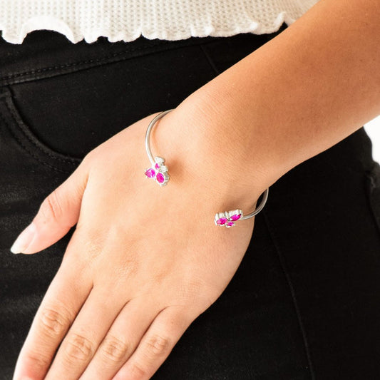 Going For Glitter Pink Bracelet