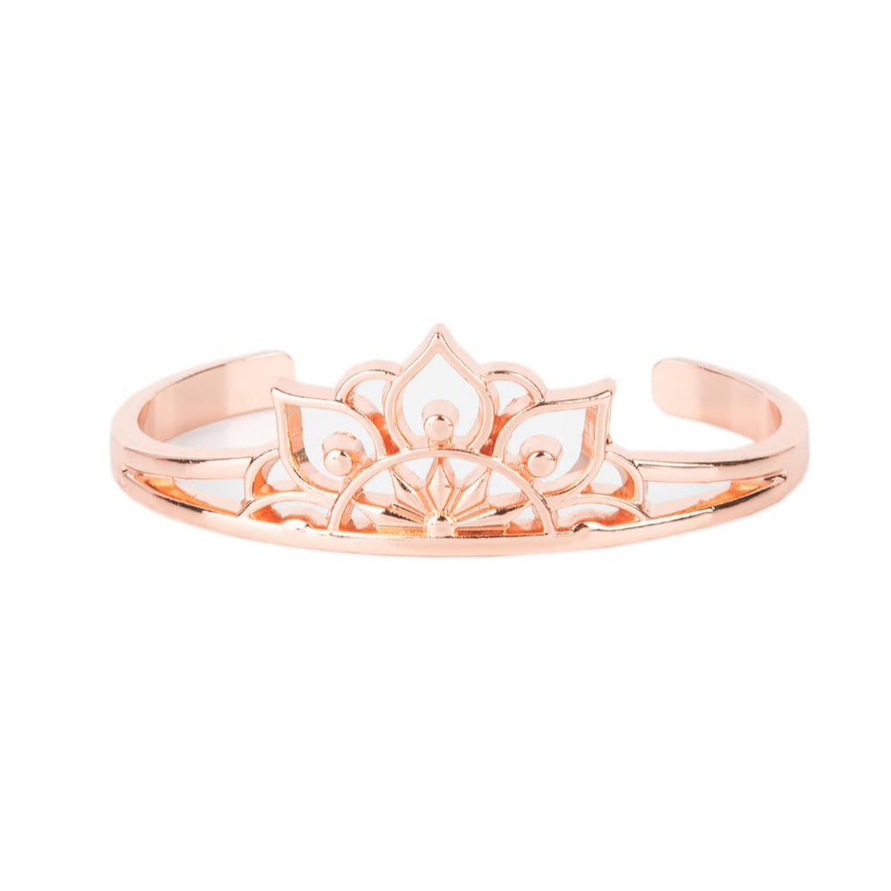 Mandala Mindfulness Copper Bracelet
