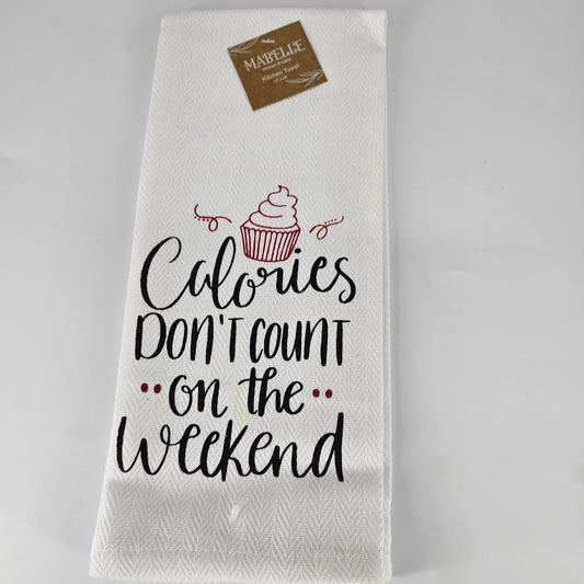 Calories DON"T COUNT .. on the .. WEEKEND