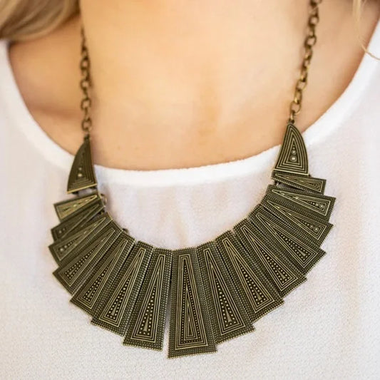Metro Mane - Brass Necklace